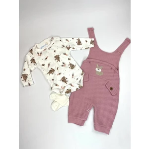 Tavşan Nakışlı Bebek Tulum