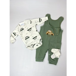 Araba Nakışlı Bebek Tulum