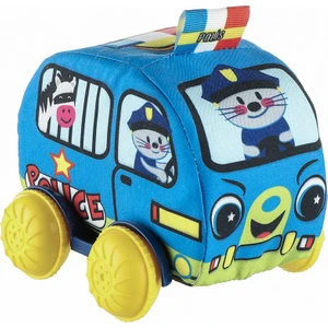 Peluş Polis Bebek Oyuncağı Araba