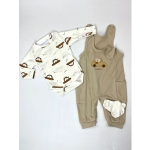 Araba Nakışlı Bebek Tulum