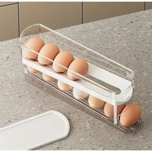 Yumurta Organizeri Buzdolabı Kapaklı Yumurta Düzenleyici Şeffaf 14'lü1 Adet,