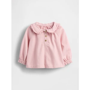 Bebek Pembe Denim Bubble Outfit Set