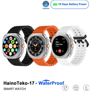 Haino Teko 17 Su Geçirmez 15 Gün Şarj ve Pusula Özellikli Akıllı Saat
