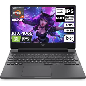 Hp Victus 15-FB2003NT Ryzen 7 8845HS 32 GB 1 Tbssd 8gb RTX4060 15.6" 144Hz Fhd Freedos Gaming Laptop A05NGEAAT13