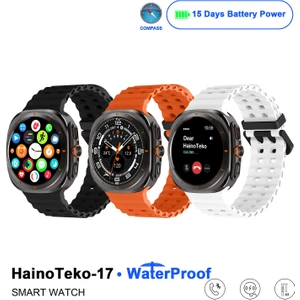 Haino Teko 17 Su Geçirmez 15 Gün Şarj ve Pusula Özellikli Akıllı Saat