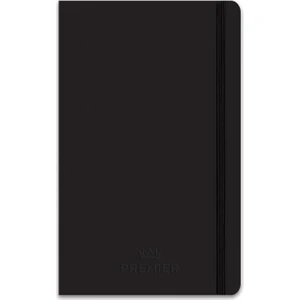 Color 13X21 96 Yaprak Kareli Ciltli Premier Defter - Siyah