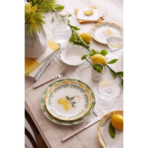 Kütahya Porselen Limoncello 24 Parça 6 Kişilik Yemek Takımı
