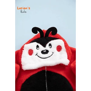 Welsoft Uğurböceği Yumuşak Peluş Fermuarlı Bebek Tulumu - 4 Yaş