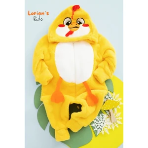 Welsoft Civciv Yumuşak Peluş Fermuarlı Bebek Tulumu - 1 Yaş