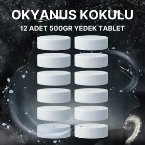 6 Adet 2X500 gr Nem Alıcı Rutubet ve Küf Önleyici Yedek Tablet Okyanus