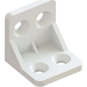 Plastik L Köşe Bağlantı Aparatı, L Plastik Gönye Köşebent Beyaz 25 Adet