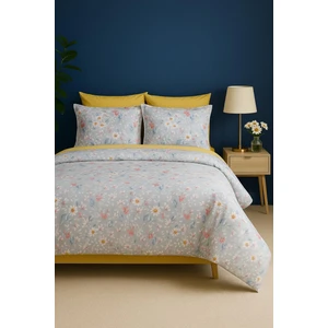 çift Kişilik Lastikli Çarşaflı Nevresim Takımı Daisy