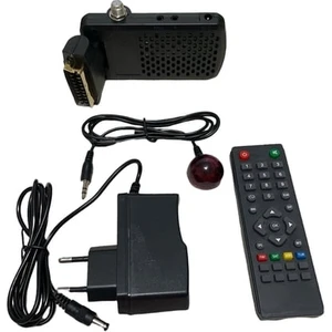 Tüplü Televizyon + Scartlı Tüm Tv 'Ler Tüm Kanalları Yüklü Mini Scart Uydu