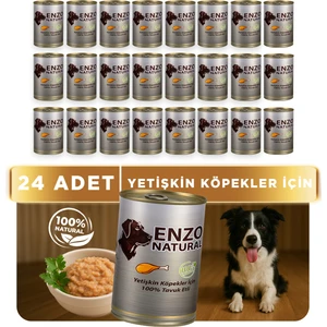 Natural Tavuk Etli Yaş Köpek Maması 410 gr x 24