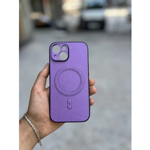 Samsung Galaxy S25 Ultra Uyumlu Magsafe Özellikli Deri Görünümlü Silikon Kılıf