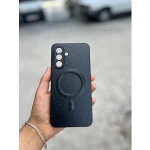 Samsung Galaxy A16 Uyumlu Magsafe Özellikli Deri Görünümlü Silikon Kılıf