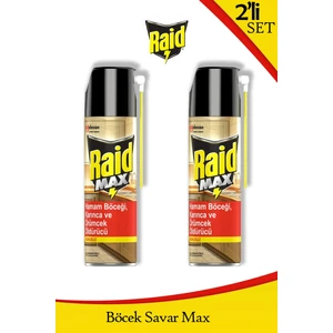 Böceksavar Max Hamamböceği, Örümcek ve Karıncalara Karşı Etkili 300 ml x 2 Adet