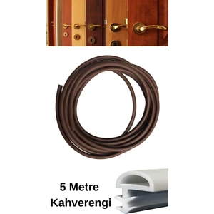 Ahşap Kapı Fitili 5 Metre Beyaz, Krem, Meşe, Kahve, Siyah, Gri ve Ant. Gri Renk Amerikan Kapı Fitil