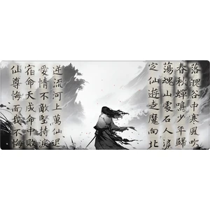 Pro Gaming Mouse Pad 70X30 Samurai Mouse Pad Xl Büyük Oyuncu Mousepad Kenar Dikişli Yıkanabilir Speed Mause Pad