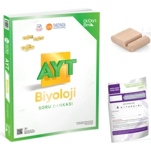 345 -Üç Dört Beş Ayt Biyoloji Soru Bankası Yks 2026 +Telefon Tutucu + Deneme