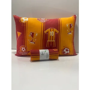 Uykulife Sarı Kırmızı Taraftar Tek Kişilik Lastikli Çarşaf