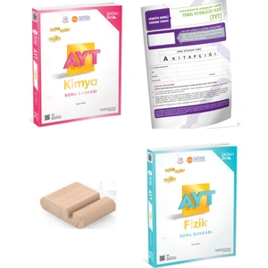 345 -Üç Dört Beş Ayt Fizik Kimya Soru Bankası  Yks 2026 +Telefon Tutucu + Tyt Deneme