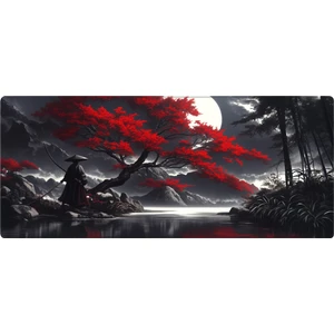 Pro Gaming Mouse Pad 70X30 Samurai Mouse Pad Xl Büyük Oyuncu Mousepad Kenar Dikişli Yıkanabilir Speed Mause Pad