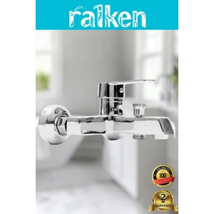 Krom Kare Banyo Duş Bataryası Musluğu - %100 Pirinç, Paslanmaz, Ağır Gövde