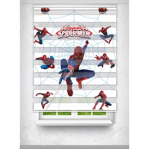 Spiderman Baskılı Plise Zebra Perde - Dijital Baskılı Zebra Stor Perde