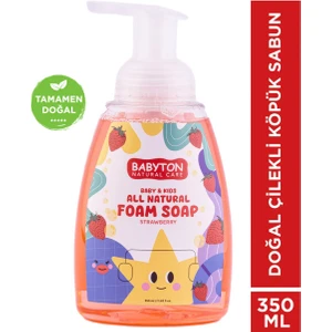 Doğal Çilekli Köpük Sabun 350 ml