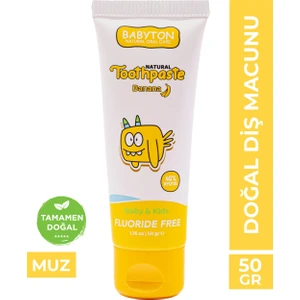 Doğal Muz Diş Macunu Florürsüz 50 gr