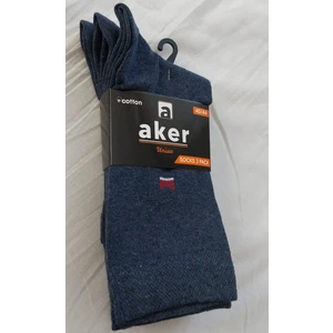 Aker Erkek Dikişsiz Pamuk Çorap 3'lü