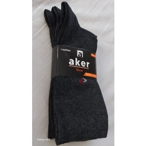 Aker Erkek Dikişsiz Pamuk Çorap 3'lü