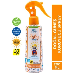 Bebek & Çocuk Doğal Güneş Koruyucu Sprey 30 SPF 200 ml 