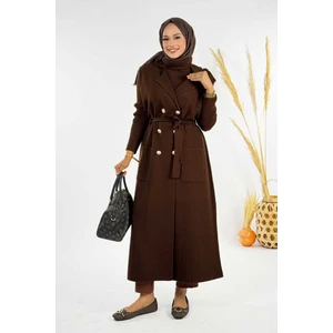 Triko Yelek 18301 Kahverengi