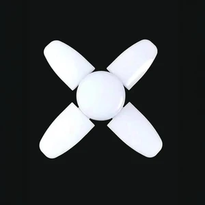 30W Pervane LED Ampul – 4 Kollu, Beyaz Işık, E27 Duy