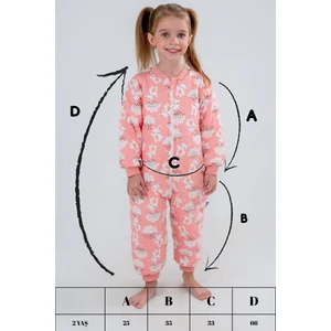 Kız Bebek 2.5 Tog Desenli Uyku Tulumu 2 Yaş