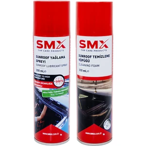 Sunroof Temizleme Köpüğü 300 ml + Yağlama Spreyi 300 Ml.