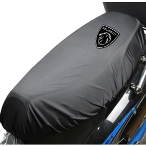 Peugeot Xp 400 Sele Kılıfı Siyah Su Geçirmez Sele Örtüsü Logolu Sele Kılıfı