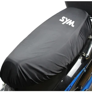 Sym Joymax Z Sele Kılıfı Siyah Su Geçrimez Sele Örtüsü Logolu Sele Kılıfı