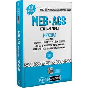 2026 MEB AGS Konu Anlatımlı Mevzuat