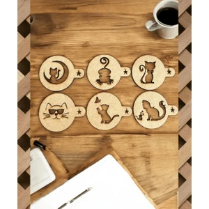 Bardak Altlığı 6'lı Set