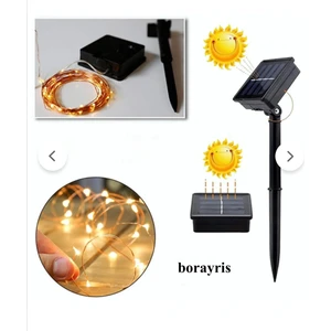 Solar-Güneş Enerjili 7metre 50 LED Peri Gün Işığı