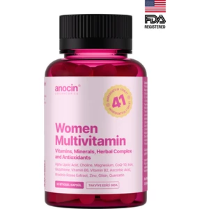 Multivitamin Kadın 41 Çeşit ile Tr'de Ilk Woman Multivitamin & Mineral Complex