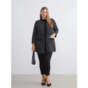 Lcw  Bisiklet Yaka Desenli Kadın Hırka  (W5)