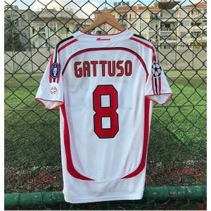 M.i.l.a.n 2007 Şampiyonlar Ligi Finali Gennaro Gattuso Nostalji Forması (Efsane Milan Kadrosu)