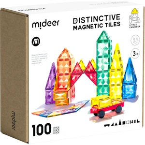 Renkli Magnetic Tiles -  100 Parça