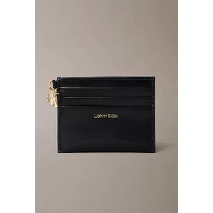 Calvin Klein Fermuarlı 6 Kart Gözlü Kadın  Siyah Kartlık LV04F1076G-UB1