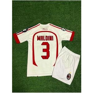 Milan 2007 Maldini Çocuk Forması (Beyaz)