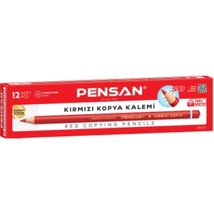 Kırmızı Kopya Kalemi 12 Adet Kod : 55410